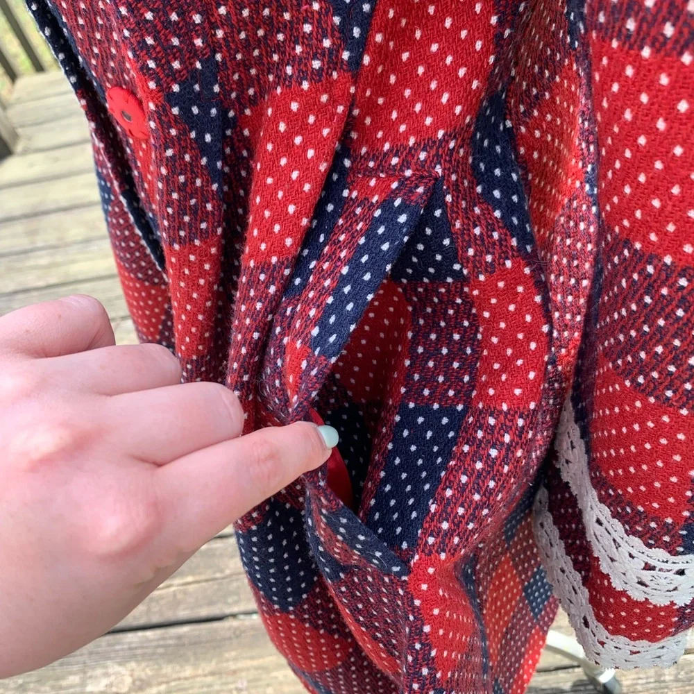 Ryu Cottage-Core Little Red Riding Hood Coat - Picture 7 of 16